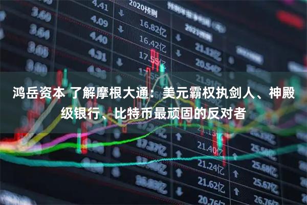 鸿岳资本 了解摩根大通：美元霸权执剑人、神殿级银行、比特币最顽固的反对者